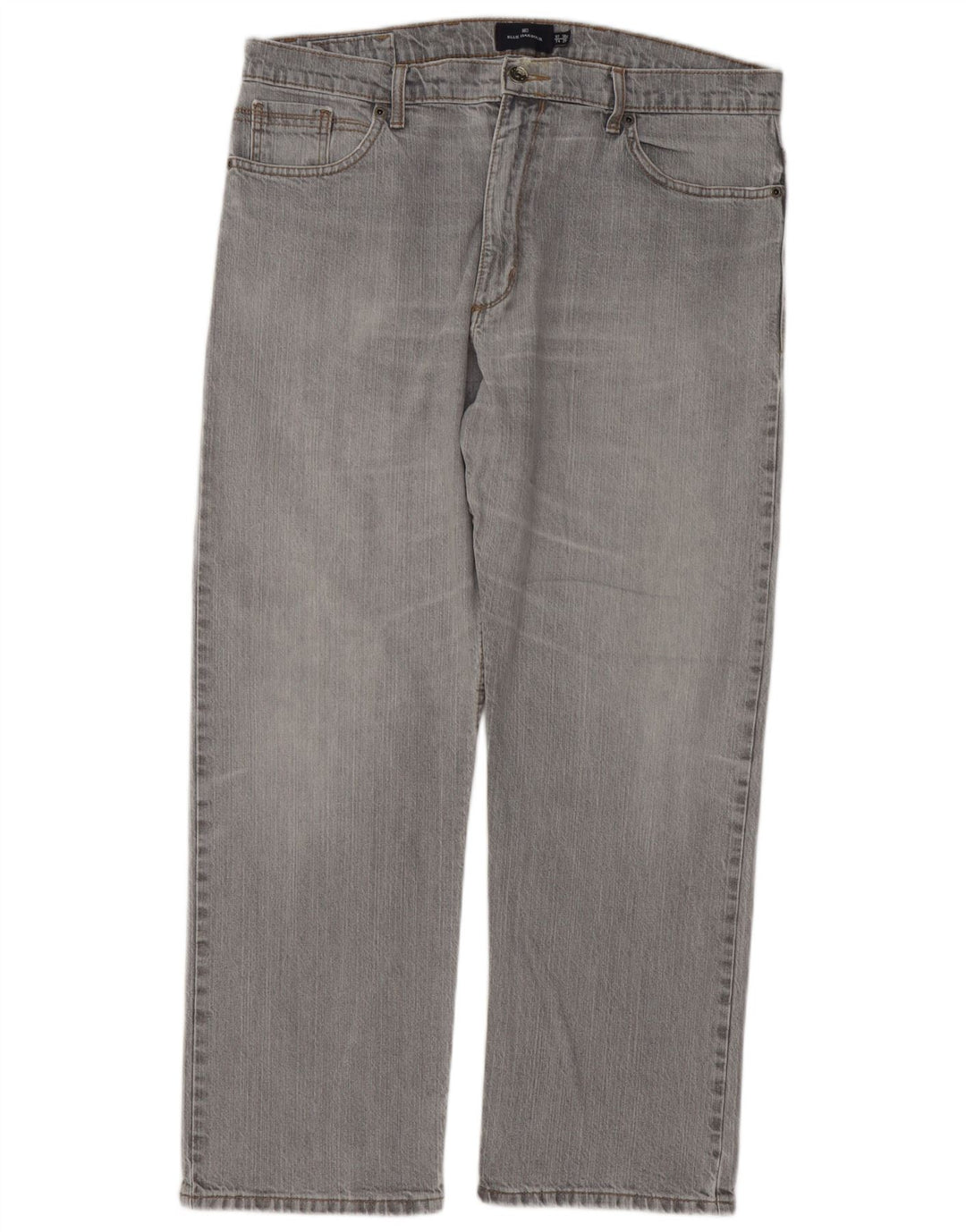 Marks & Spencer Vaqueros rectos azules Harbor para hombre W38 L29 Algodón gris