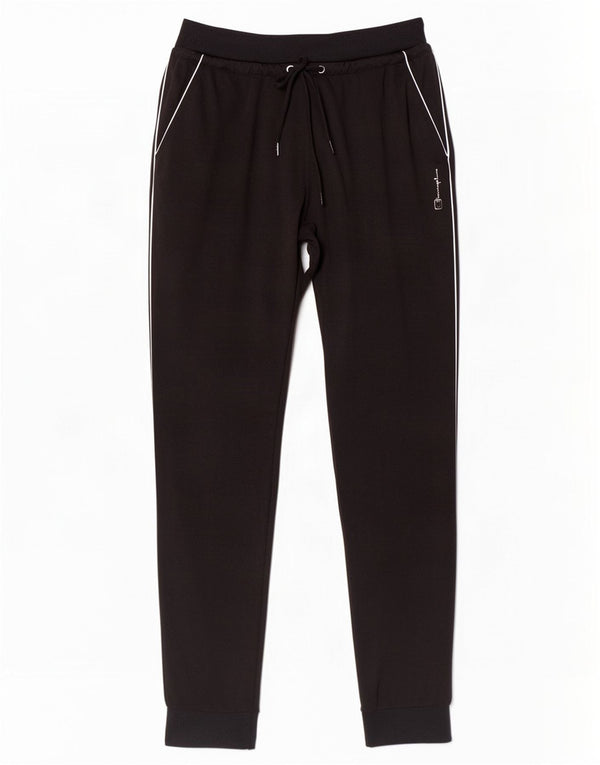Champion Heritage Fit - Pantalones de chándal para mujer, talla 8, color negro