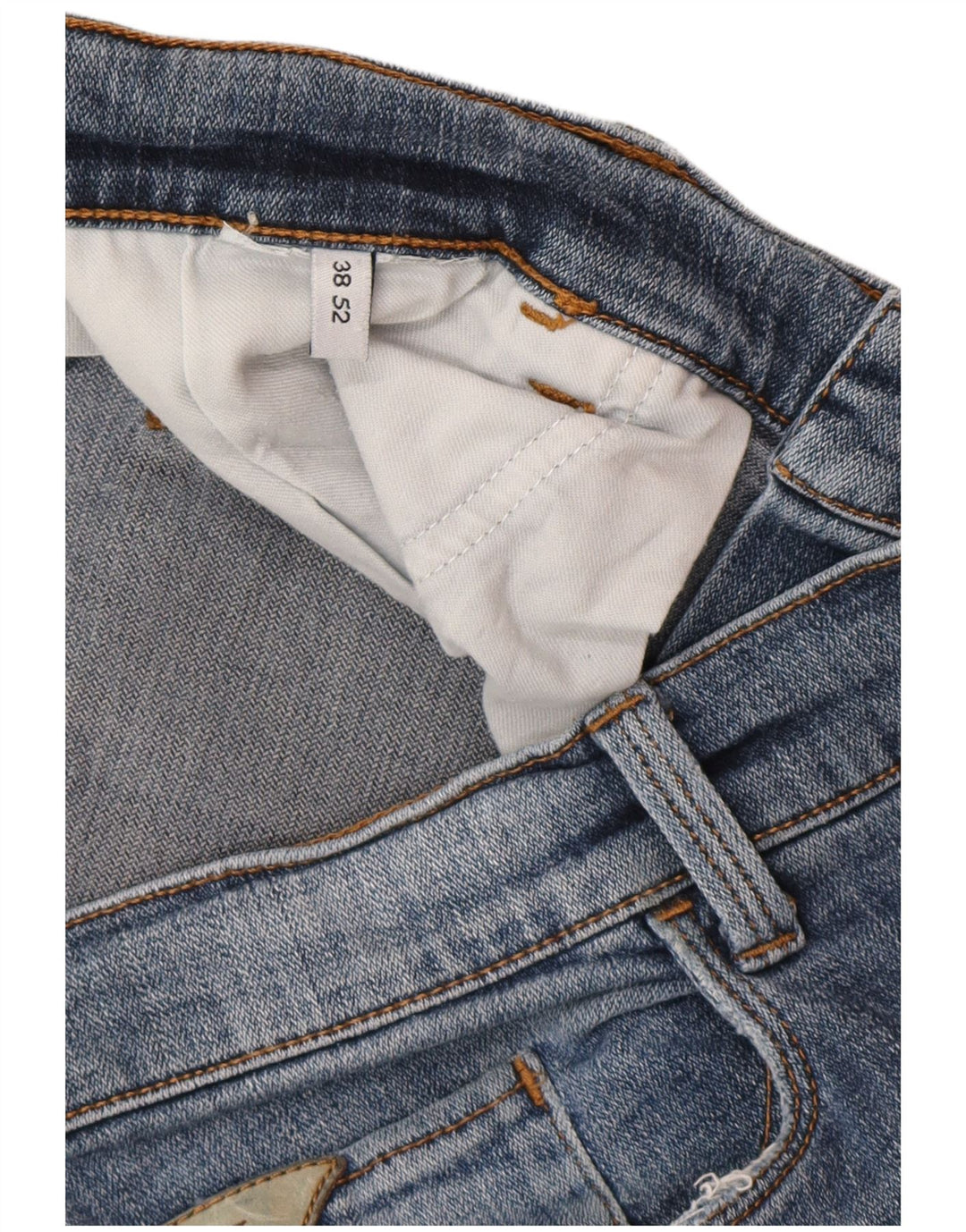 TRUSSARDI Vaqueros rectos para hombre IT 52 XL W38 L32 Azul