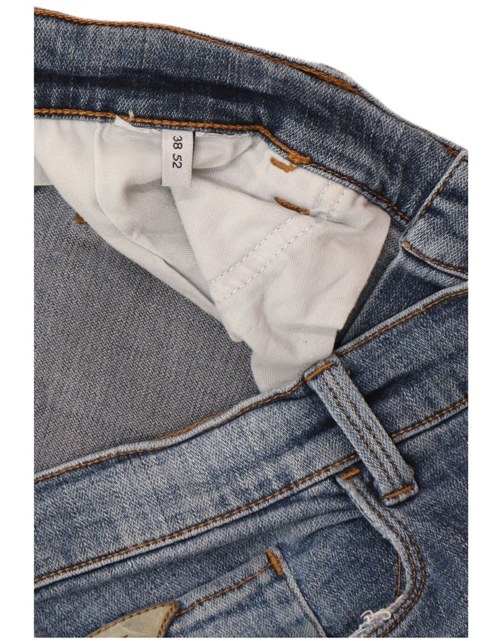 TRUSSARDI Vaqueros rectos para hombre IT 52 XL W38 L32 Azul