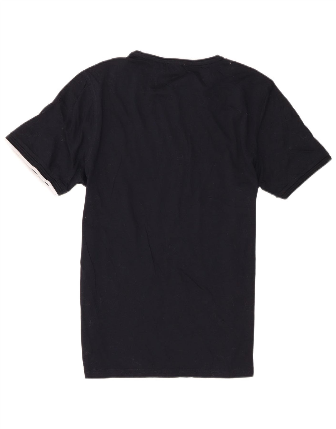 Reiss - Camiseta regular de manga corta para hombre, talla mediana, algodón negro