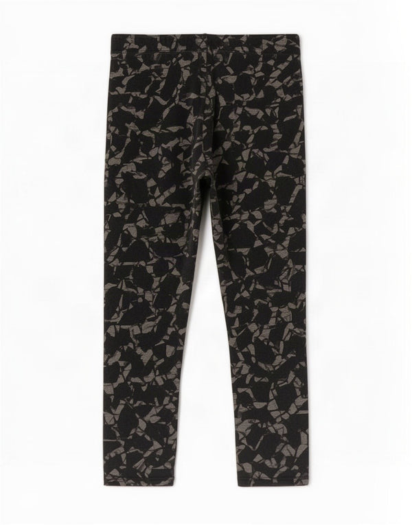 Nike - Leggings capri para mujer, talla 40, XL, algodón geométrico, color negro