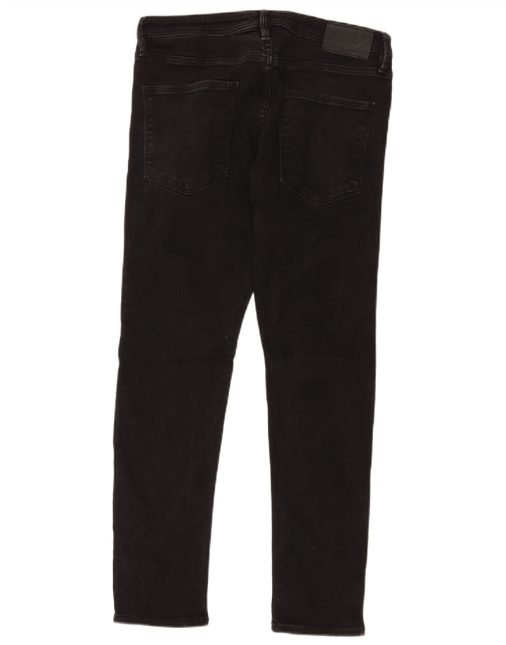 Jack & Jones Hombre GLENN Slim Jeans W32 L30 Algodón Negro