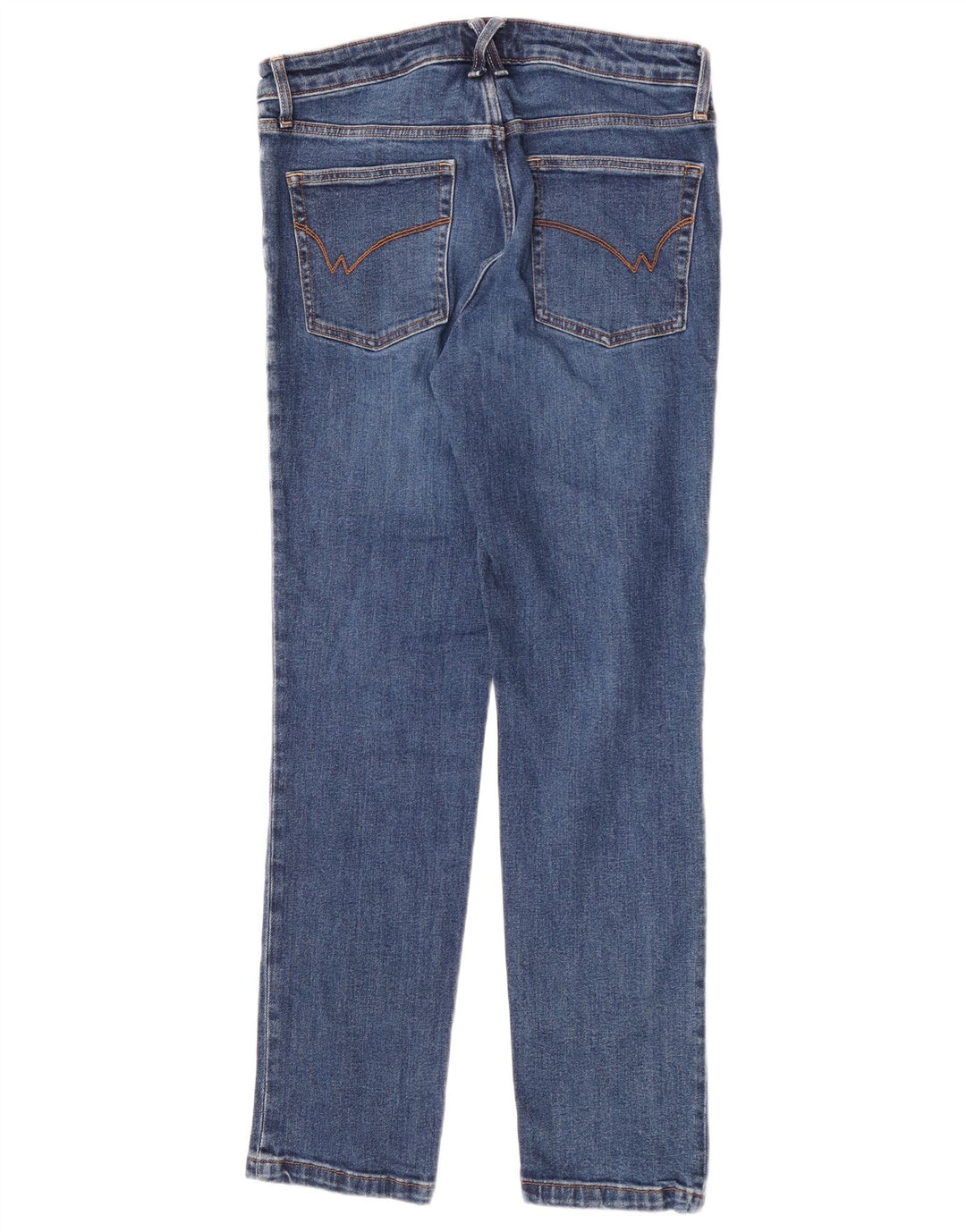 White Stuff Vaqueros rectos para mujer UK 40 Medium W30 L30 Algodón azul