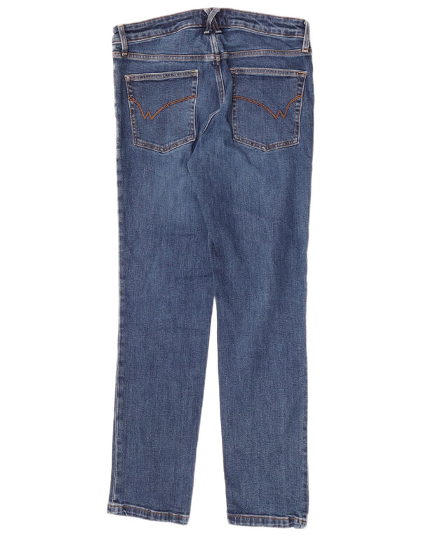 White Stuff Vaqueros rectos para mujer UK 40 Medium W30 L30 Algodón azul