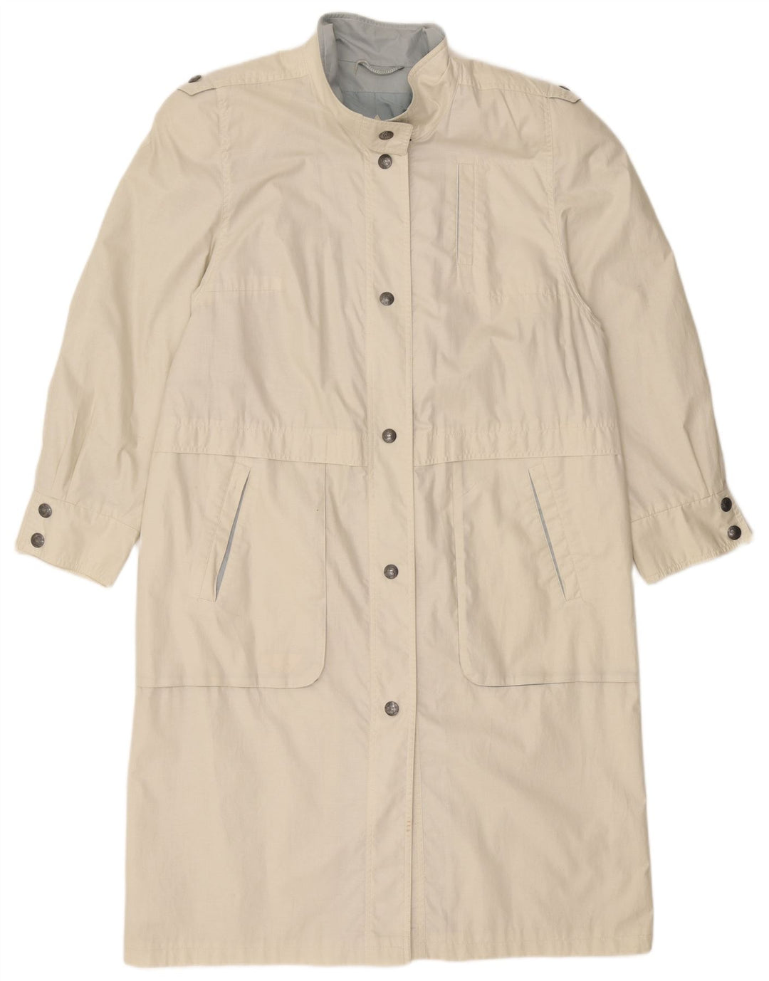 Vintage mujer oversize gabardina Reino Unido 18 XL Beige