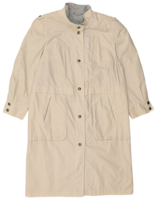 Vintage mujer oversize gabardina Reino Unido 18 XL Beige