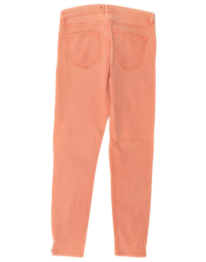 Zara Vaqueros Pitillo Mujer EU 40 Mediano W30 L26 Naranja