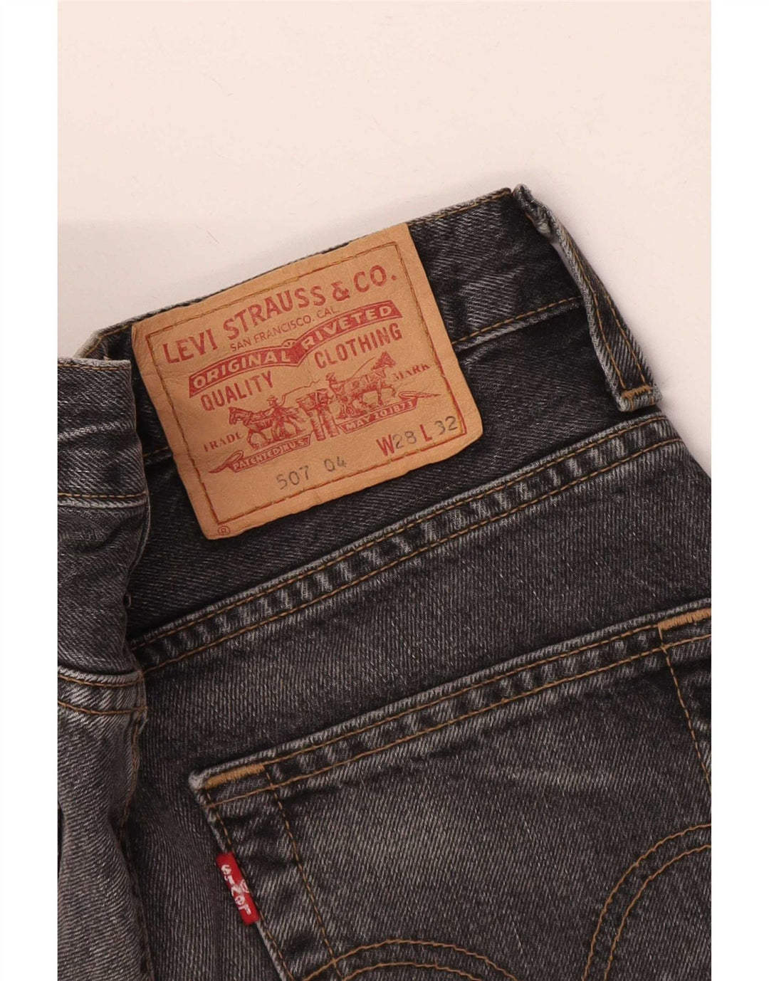Levi's Hombre 507 Vaqueros Bootcut W28 L32 Gris