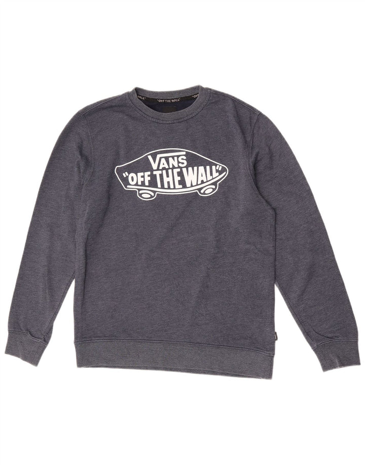 Vans Hombre Sudadera Gráfica Jumper Medium Azul Marino
