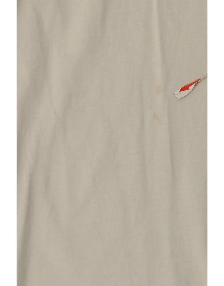Timberland Camiseta con gráfico de ajuste regular para hombre Top de algodón blanco mediano