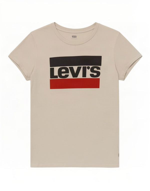 Levi's Camiseta gráfica para mujer UK 6 XS Blanco