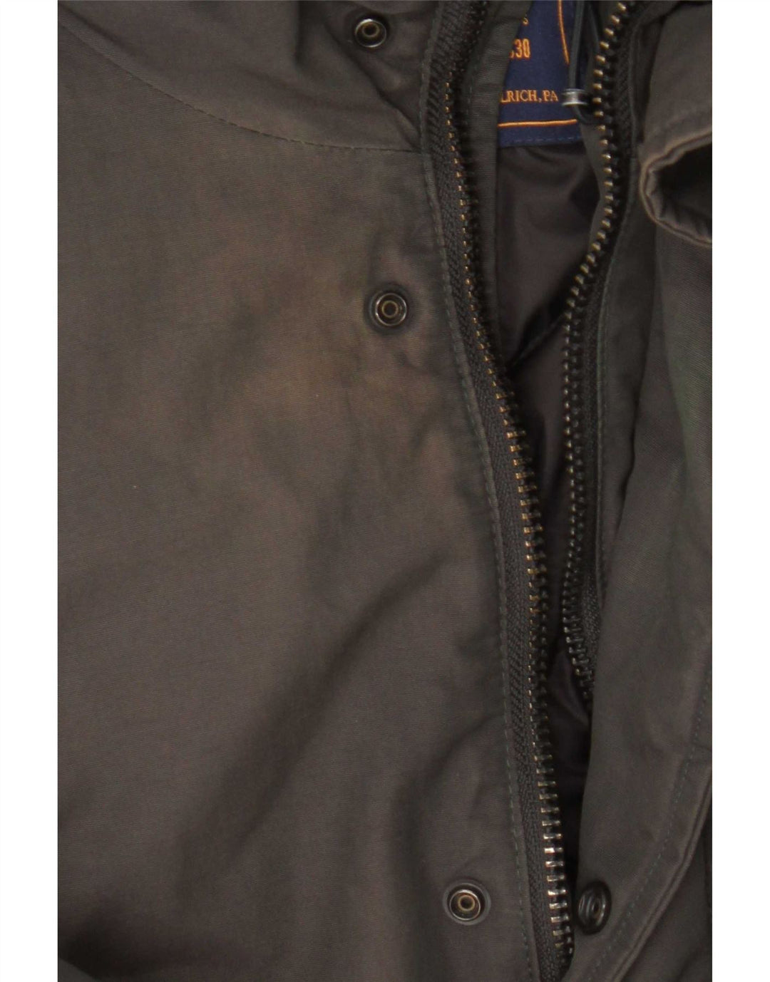 Woolrich Abrigo acolchado con capucha para hombre UK 36 Small Gris Algodón