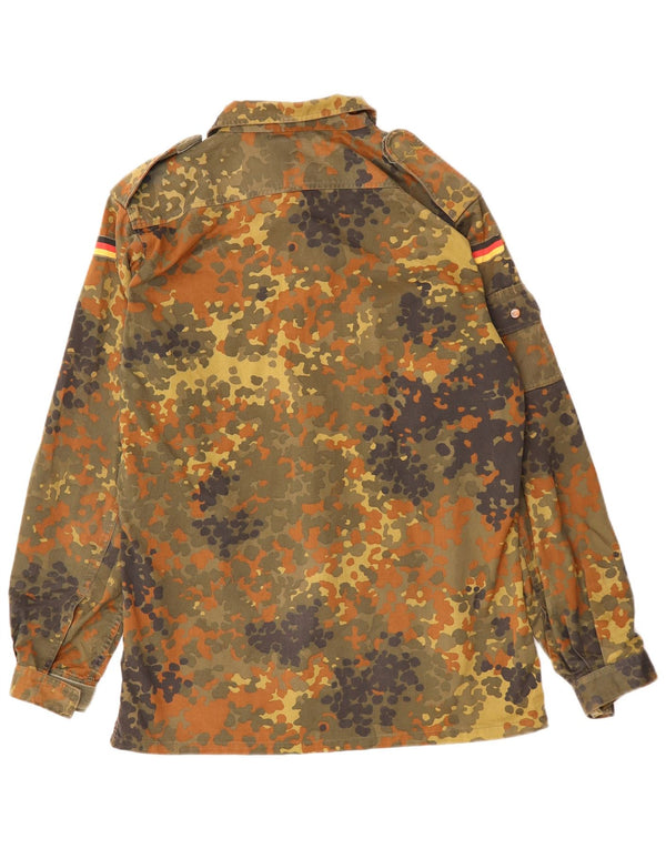 VINTAGE Chaqueta militar para hombre Reino Unido 38 Camuflaje caqui medio