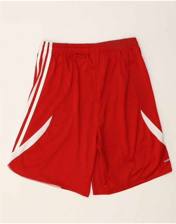 Adidas Mujer Climacool Sport Shorts UK 6 XS Rojo Colorblock Poliéster
