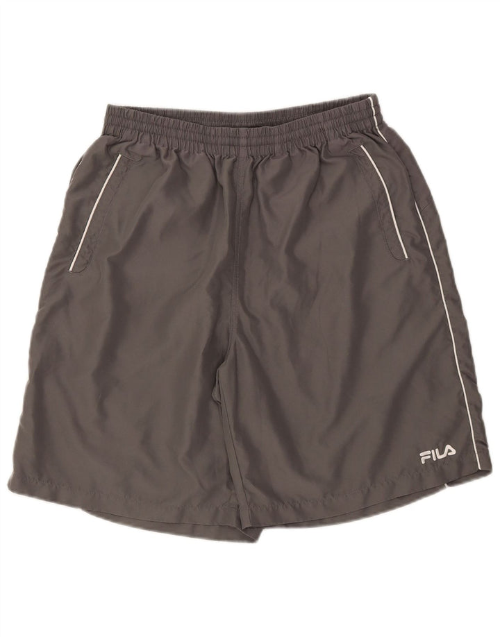 Fila Shorts deportivos para hombre XL Gris Poliéster