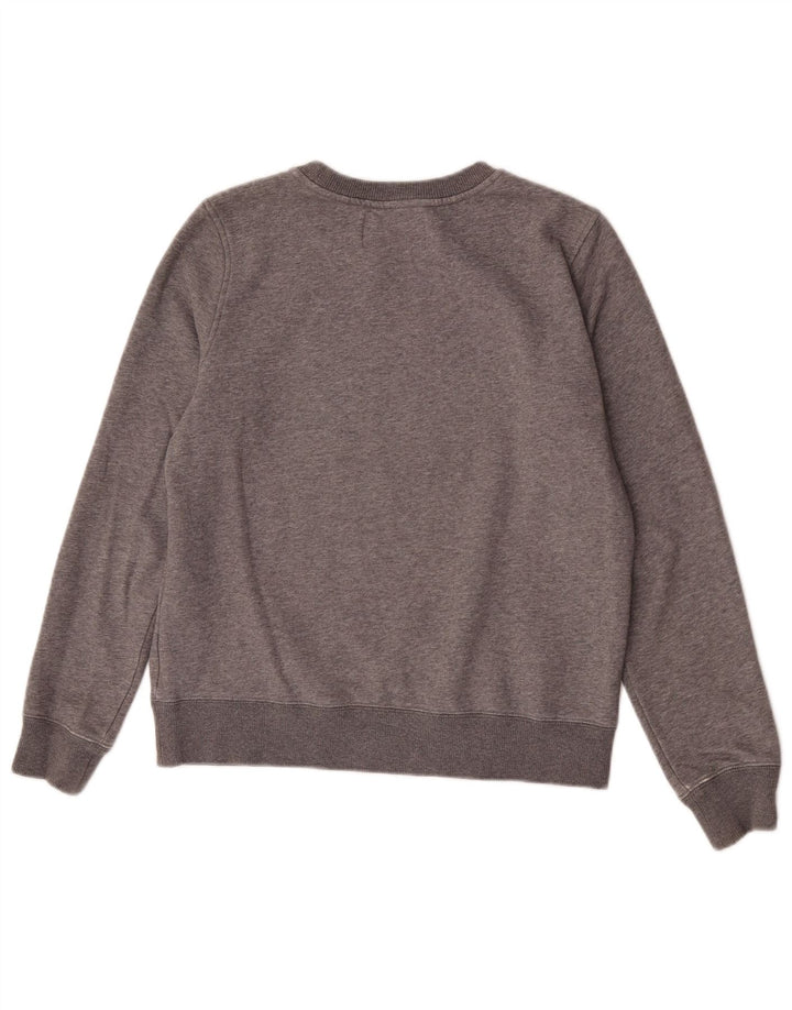 Calvin Klein Jeans Sudadera gráfica para mujer Jumper UK 14 Gris medio