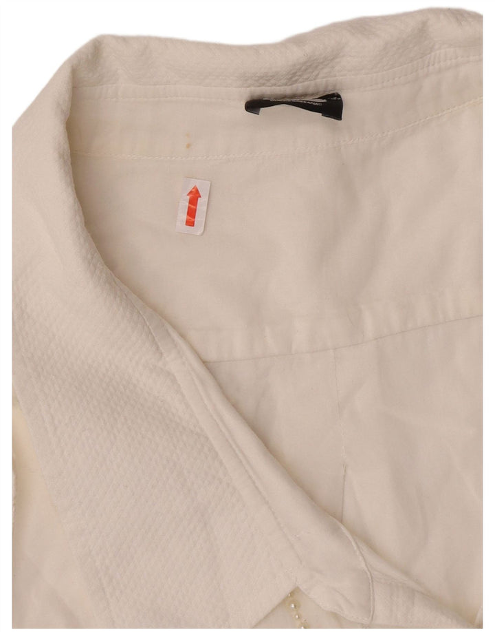 Dolce & Gabbana Blusa Sin Mangas Para Mujer IT 44 Medium White Designer