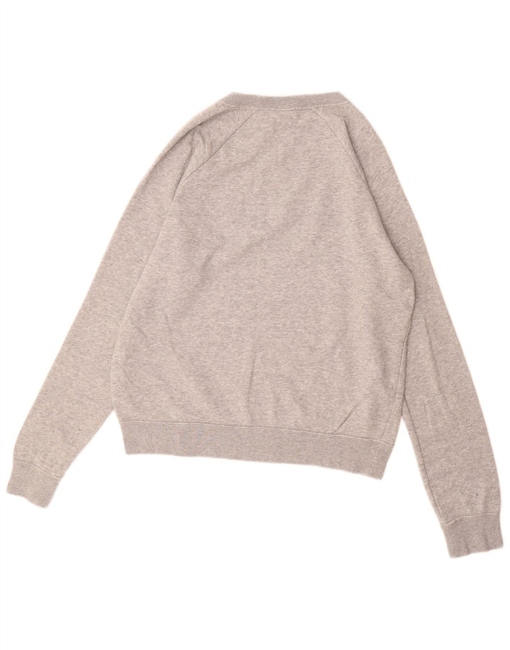NIKE Mujer Sudadera Jumper UK 10 Small Gris Algodón