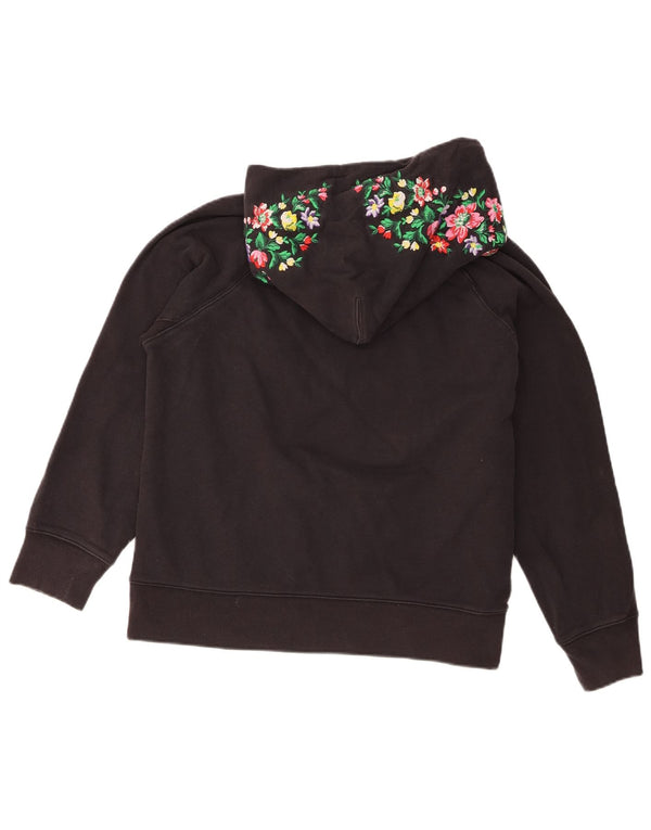 Levi's Jersey con capucha para mujer Reino Unido 44 Algodón floral negro mediano