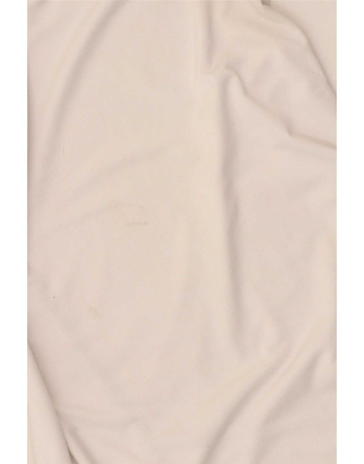 Nike Mujer Dri Fit Camiseta Top UK 10 Small Blanco Poliéster