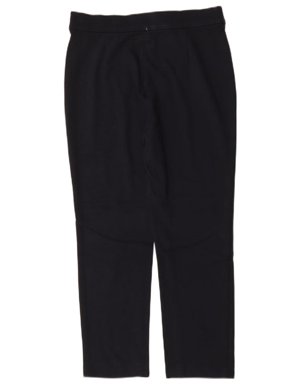 Marks & Spencer Pantalones cortos ajustados para mujer UK 12 Medium W30 L26 Azul marino