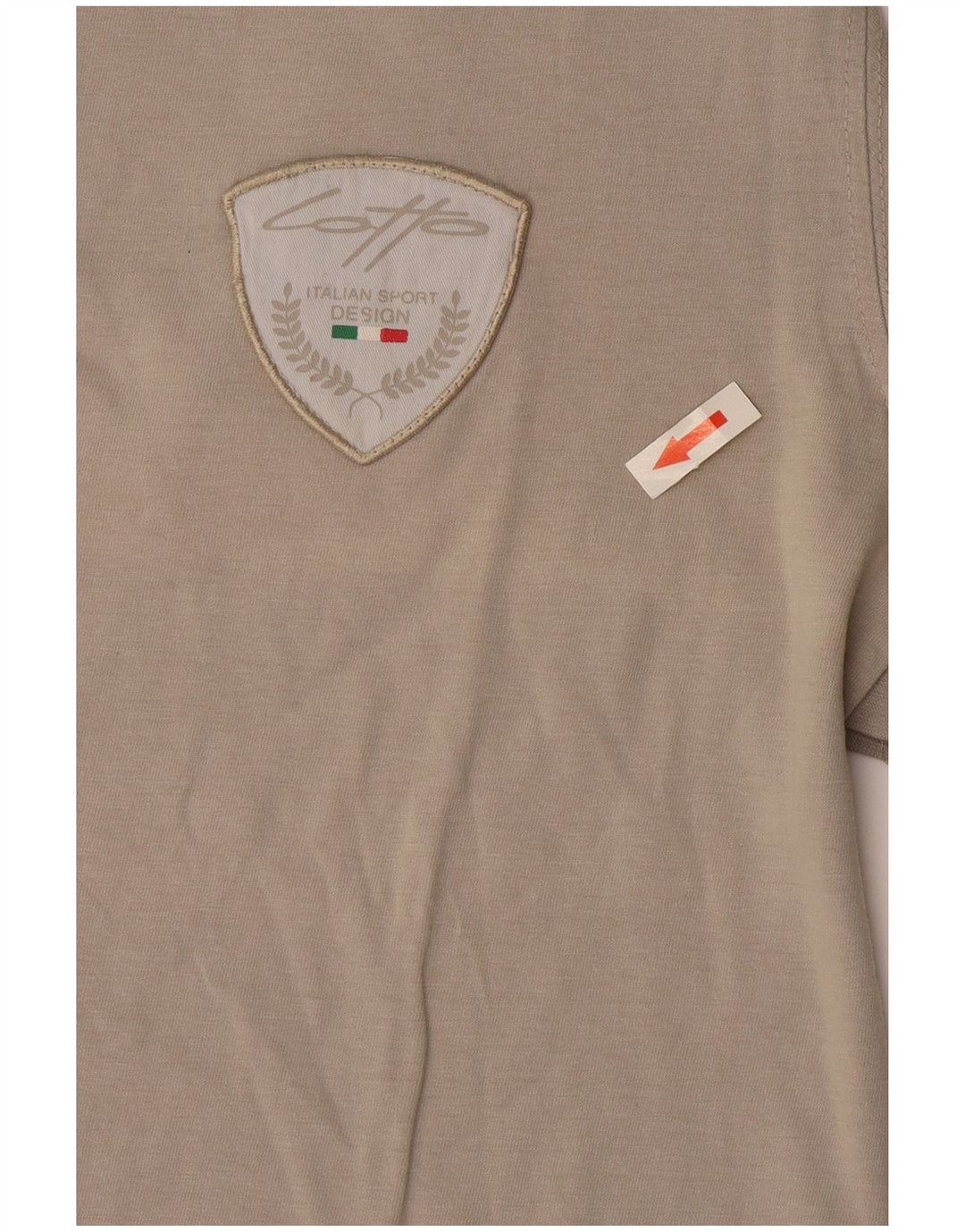 Camiseta Lotto Hombre Top Grande Gris Algodón