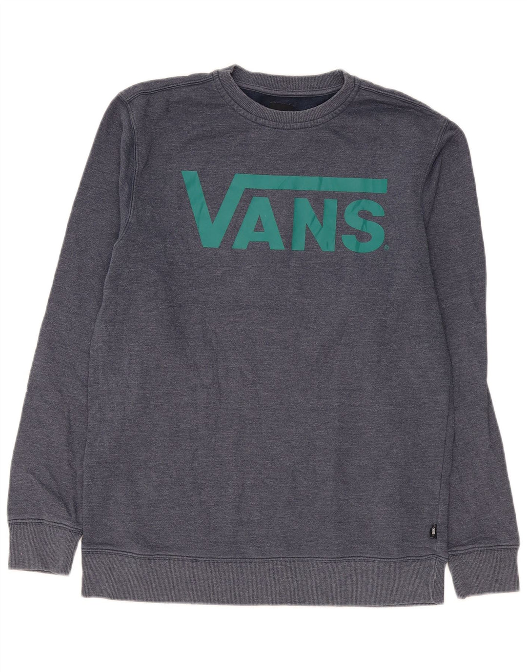 Vans Hombre Sudadera Gráfica Jumper Medium Azul Marino Algodón