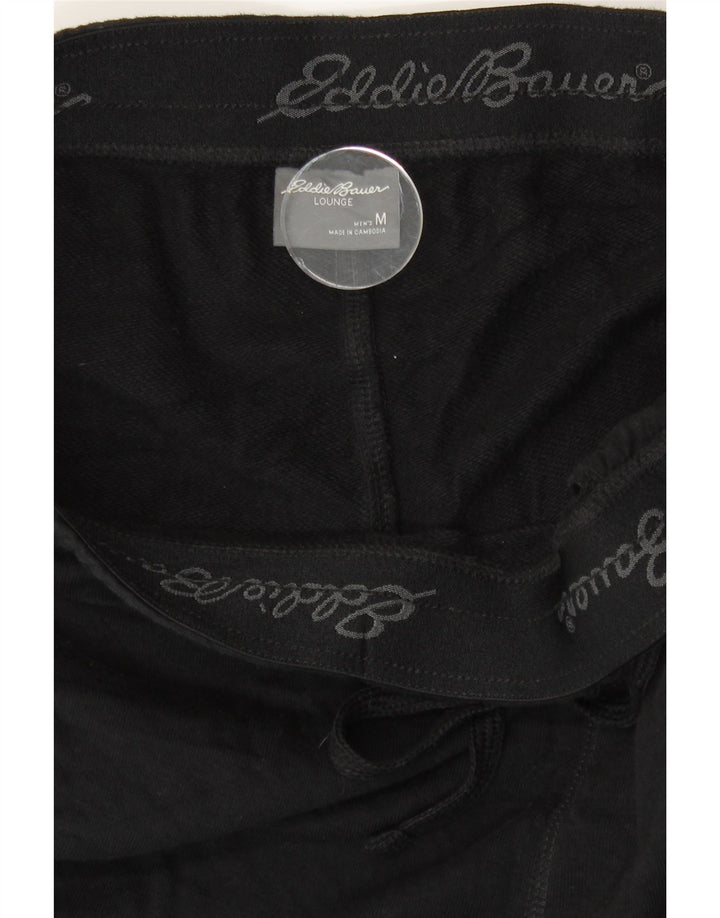 Eddie Bauer Pantalones cortos deportivos para hombre Algodón negro mediano