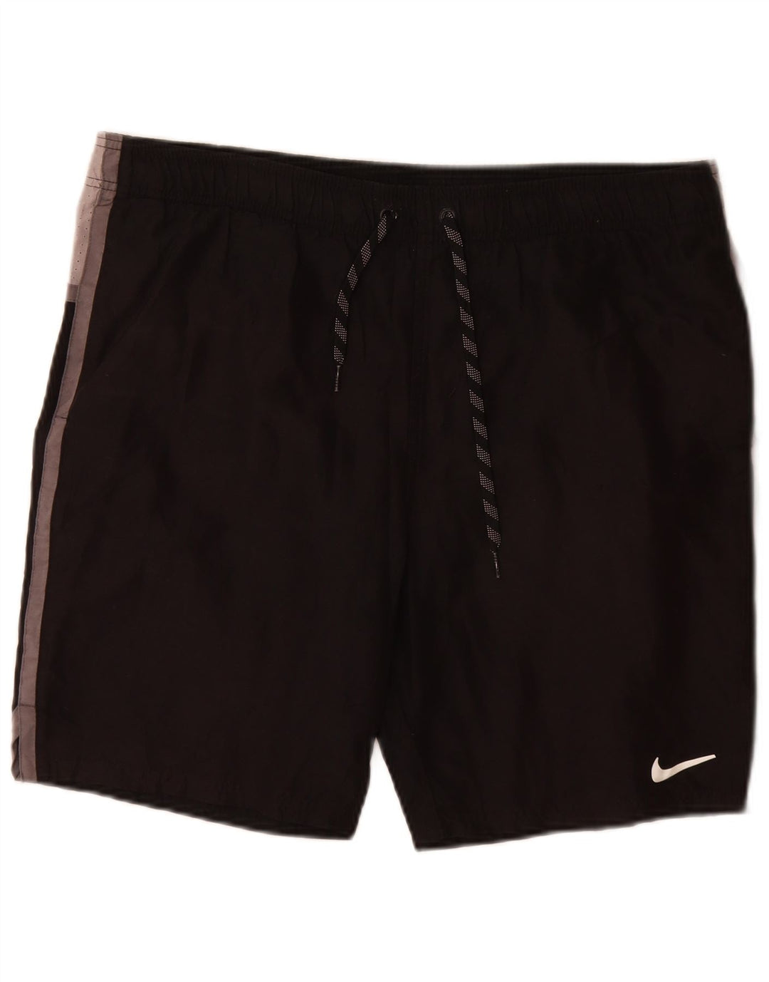 Pantalón corto deportivo Nike para hombre Poliéster color block en negro mediano