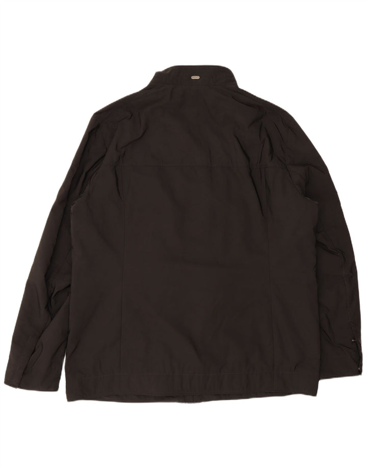 Hugo Boss Chaqueta utilitaria para hombre UK 46 3XL Poliamida negra