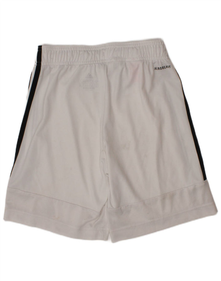 Adidas Pantalones cortos deportivos Aeroready para niños 9-10 años Blanco Poliéster