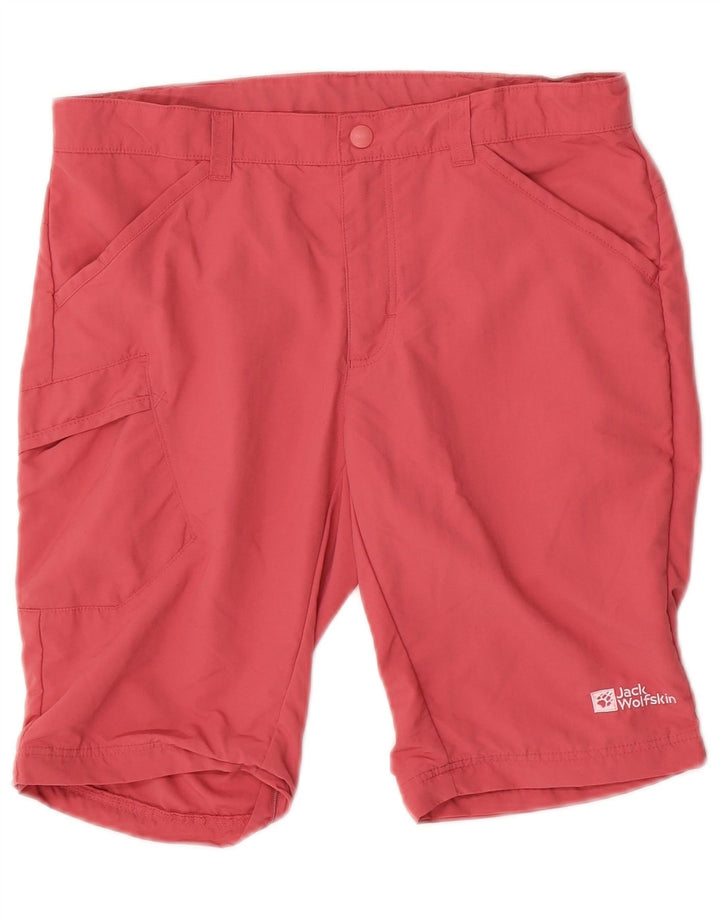 JACK WOLFSKIN Pantalones cortos tipo cargo para niños 13-14 años Grande W30 Rosa