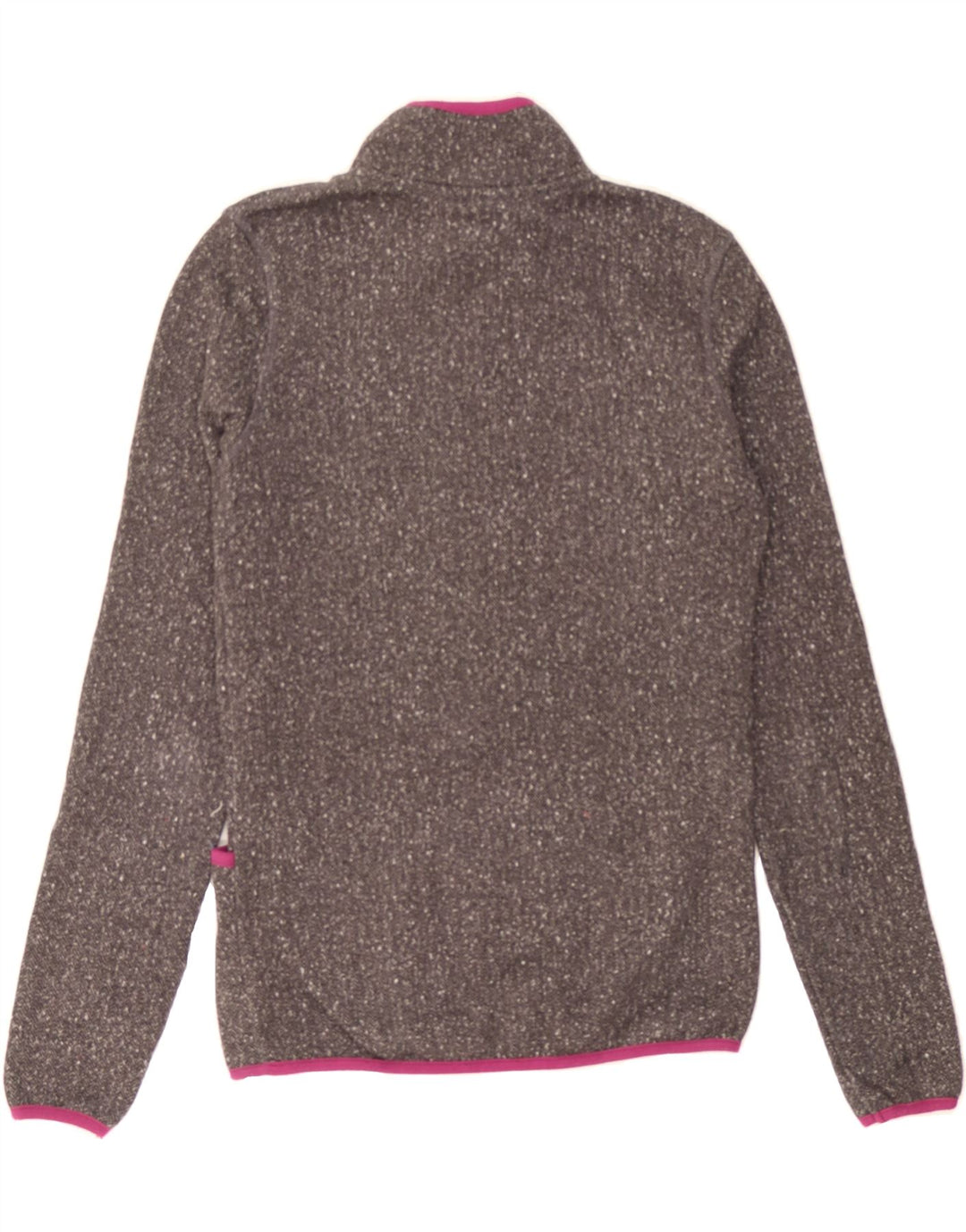 MOUNTAIN WAREHOUSE Womens Fleece Jacket UK 10 Small Brown Herringbone Vintage Mountain Warehouse and Second-Hand Mountain Warehouse from Messina Hembry 