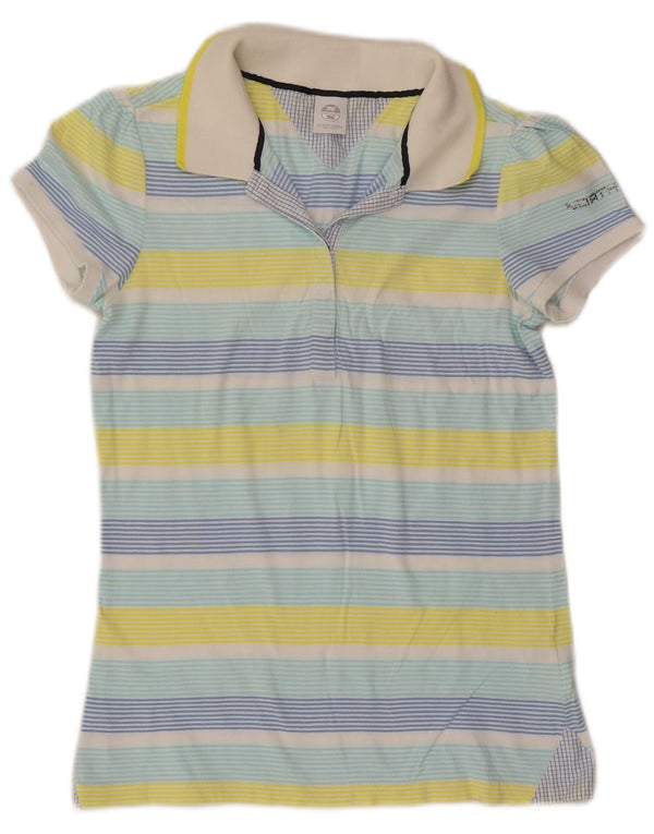 Polo para mujer North Sails UK 40 Mediano Algodón a rayas multicolor