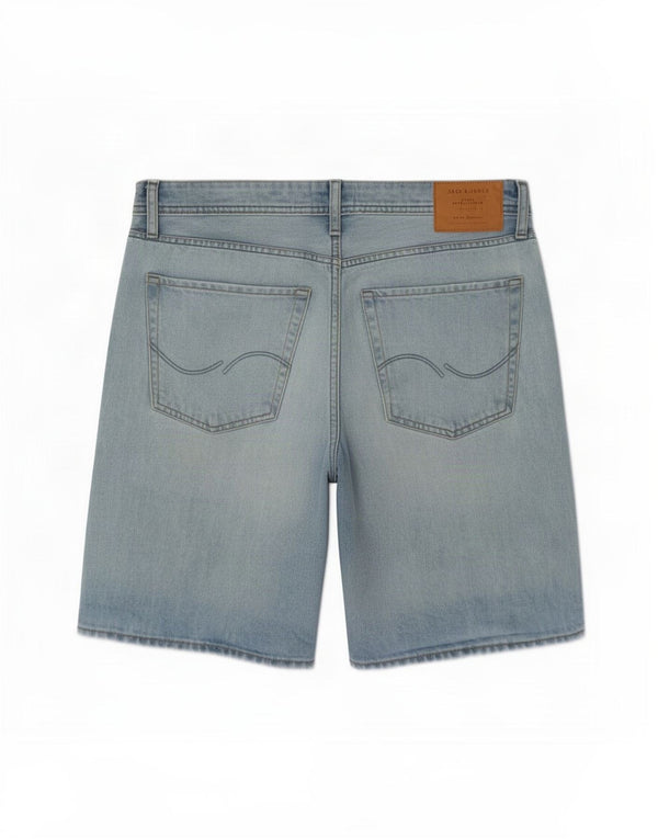 Jack & Jones Mens Regular Fit Denim Shorts Large W36 Algodón Azul