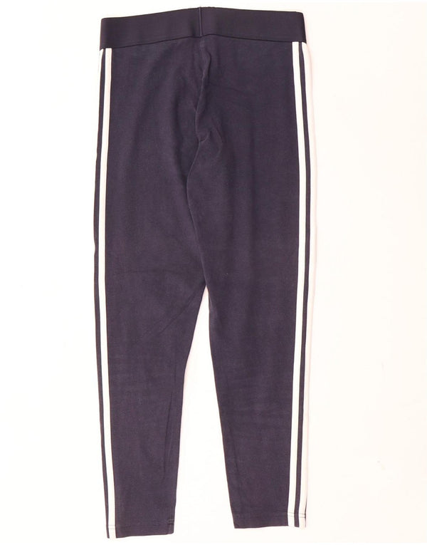 Adidas Leggings para mujer Reino Unido 12/14 Medio Azul Marino Algodón