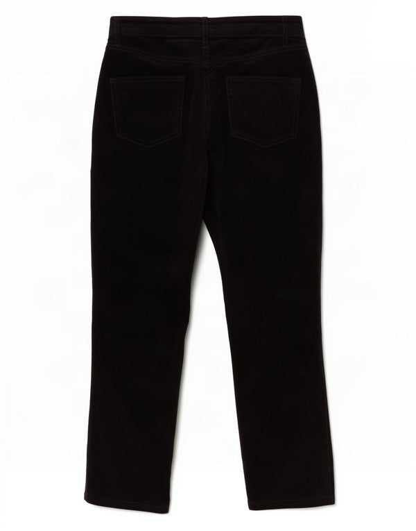 Marks & Spencer Pantalones de pana para mujer UK 12 Medium W30 L25 Negro