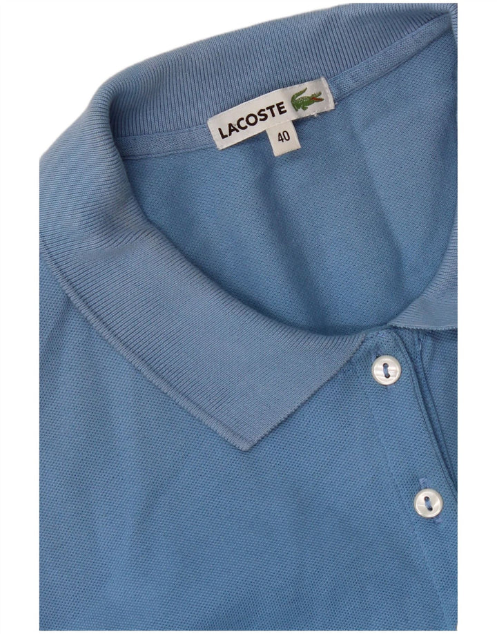 Lacoste Vestido Polo Mujer Talla 40 Azul Medio