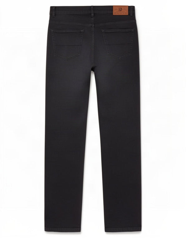 Dack's Pantalones casuales ajustados para hombre IT 48 Medium W32 L31 Azul marino Algodón