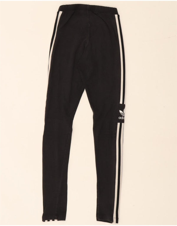 Adidas Leggings gráficos para mujer UK 4 XS Algodón negro