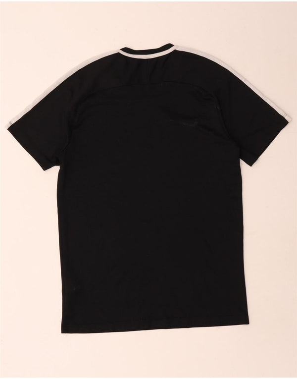 Camiseta Nike Dri Fit para hombre Top medio negro color block Poliéster