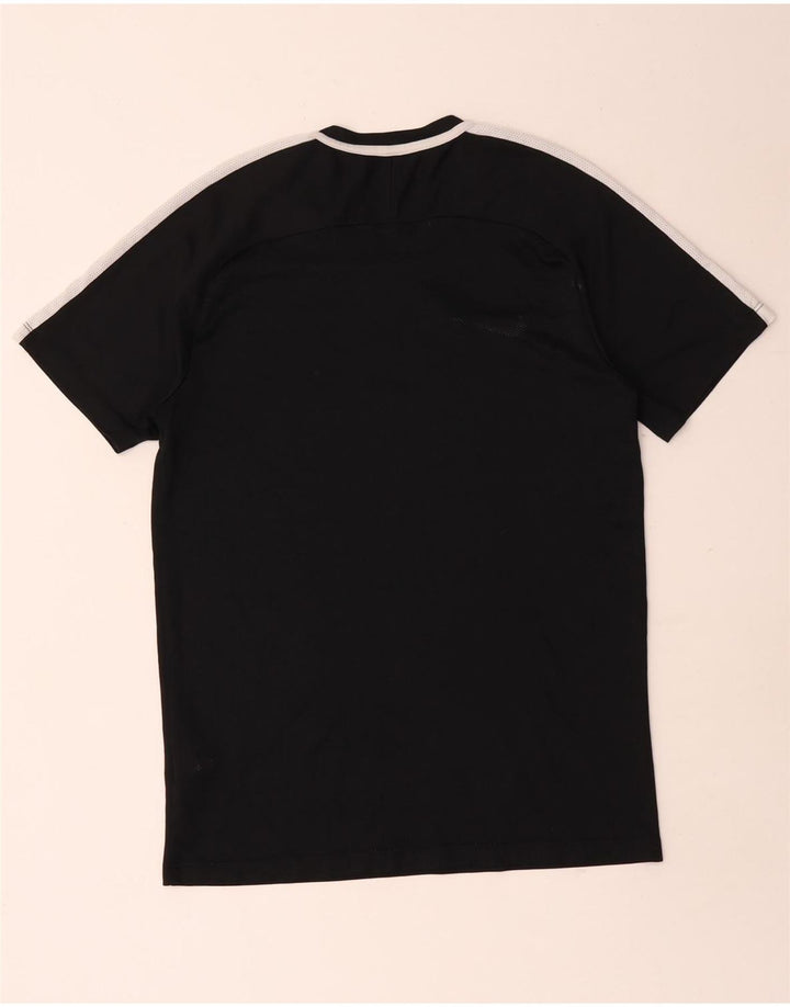 Camiseta Nike Dri Fit para hombre Top medio negro color block Poliéster