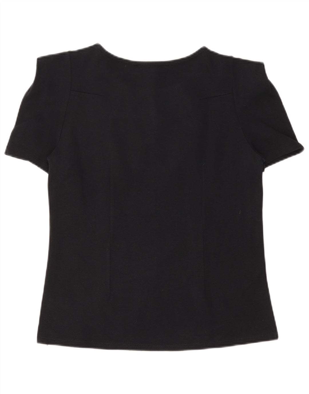 ZARA Mujer Blusa Top UK 40 Medio Azul Marino