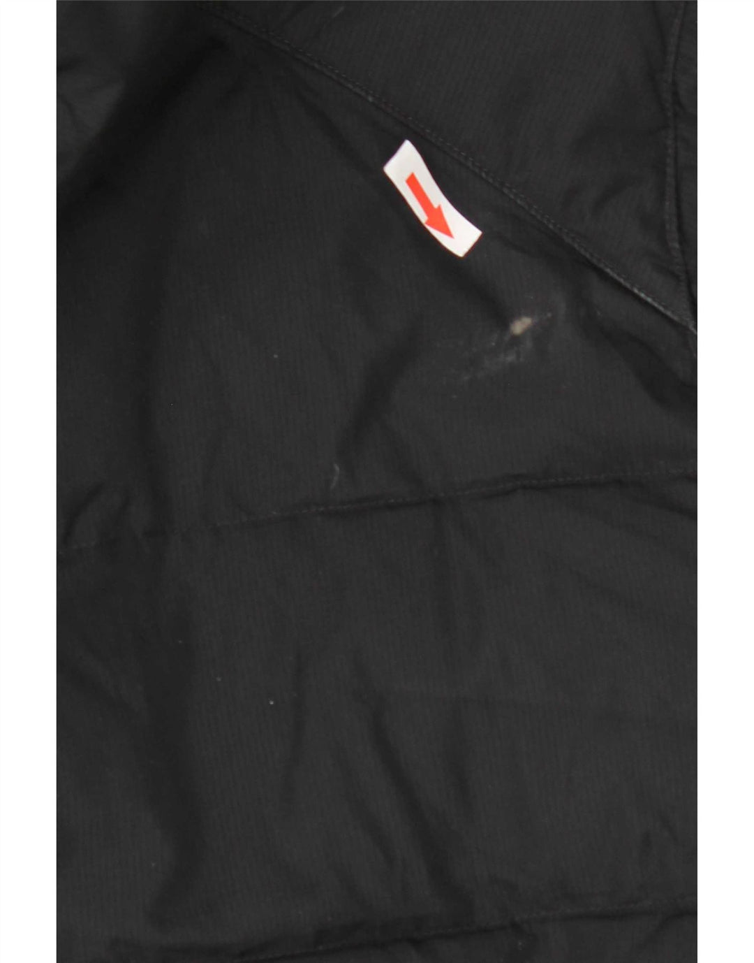 Nike - Abrigo acolchado con capucha para hombre, talla 40, poliéster negro grande