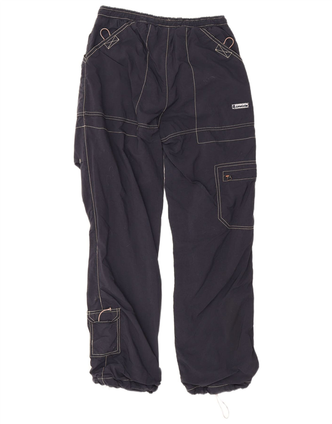 Pantalones tipo cargo tipo joggers para hombre Invicta W28 L29 Azul marino