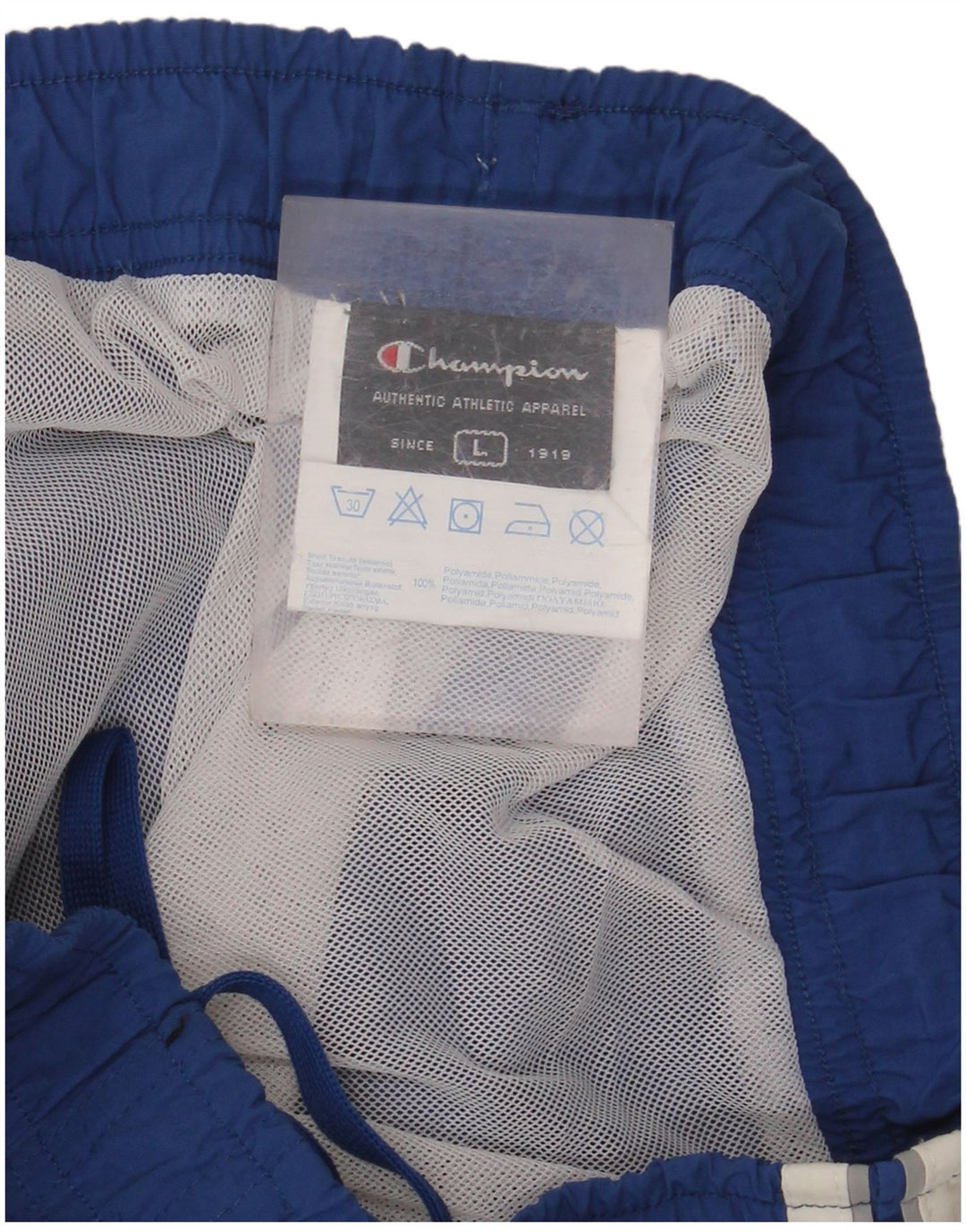 CHAMPION Bañador para hombre, talla grande, poliamida azul