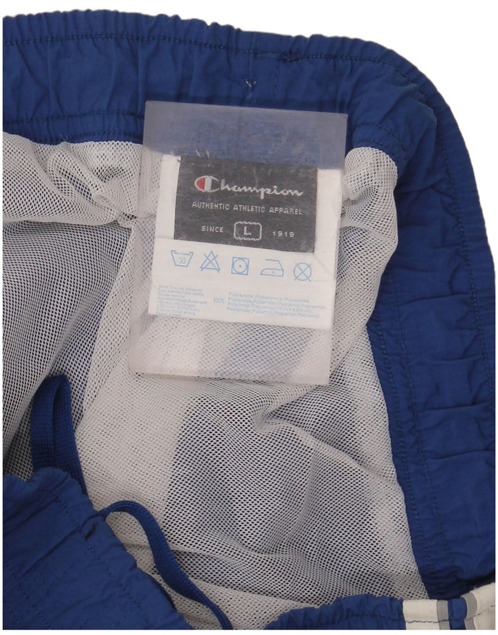 CHAMPION Bañador para hombre, talla grande, poliamida azul