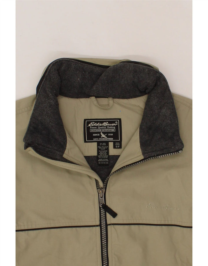 EDDIE BAUER Chaqueta bomber extragrande para hombre UK 36 Small Caqui Colorblock