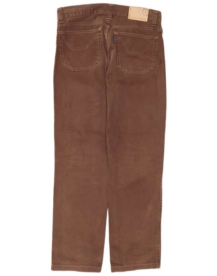 Jeckerson Vaqueros rectos para hombre W33 L30 Algodón marrón